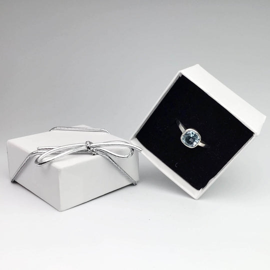 Blue Topaz Ring - Rocks and Gems Canada