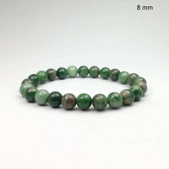 Green Crazy Lace Agate Beaded Bracelet - Rocks and Gems Canada