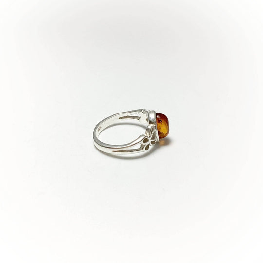 Cognac Amber Ring - Small Sizes - Rocks and Gems Canada