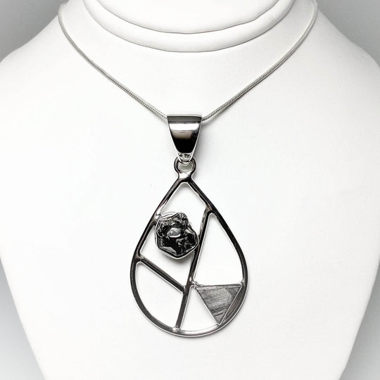 Campo Del Cielo and Muonionalusta Meteorite Pendant - Rocks and Gems Canada
