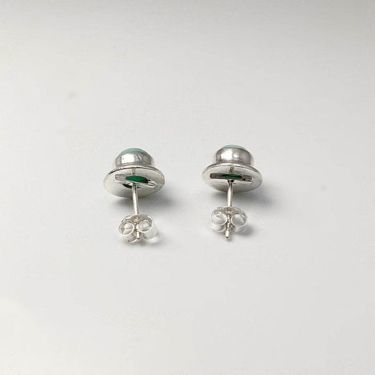 Amazonite Stud Earrings - Rocks and Gems Canada