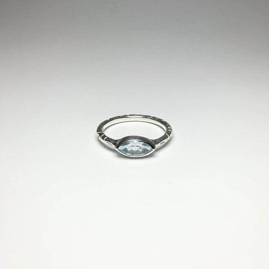 Blue Topaz Ring - Rocks and Gems Canada
