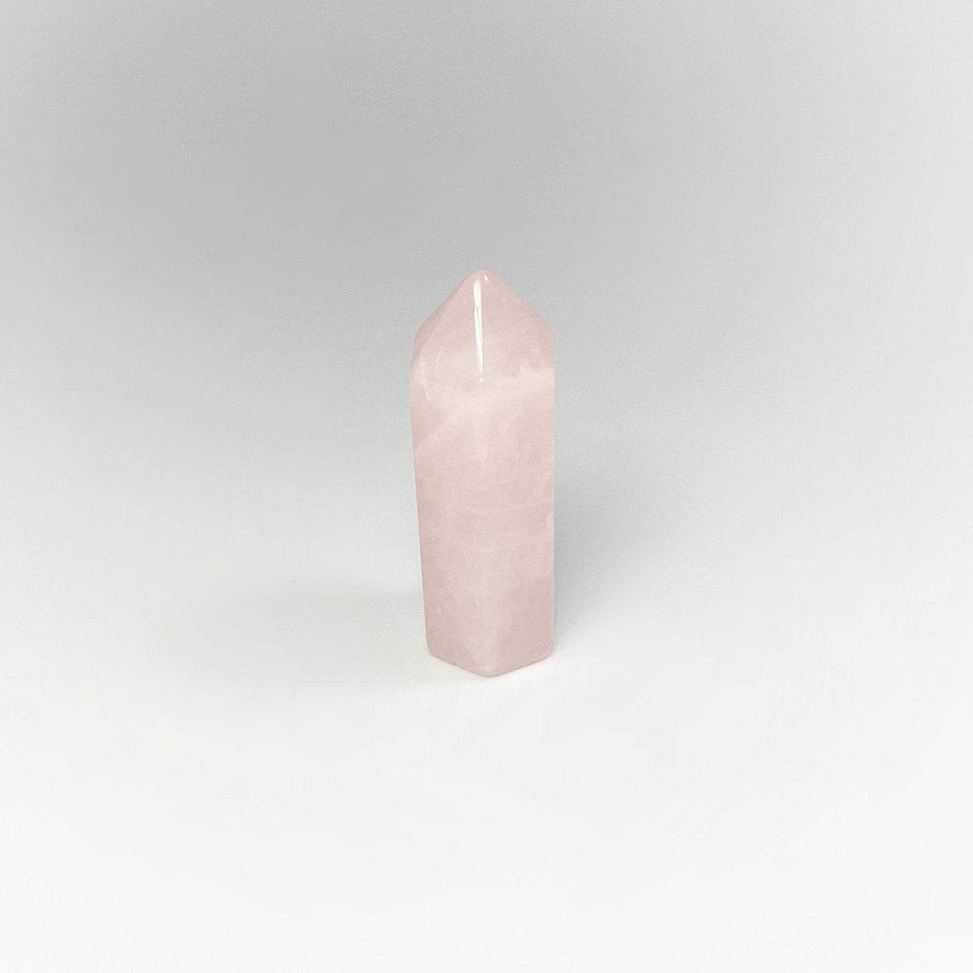 Polished Rose Quartz Point - Rocks and Gems Canada