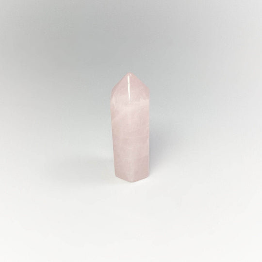 Polished Rose Quartz Point - Rocks and Gems Canada