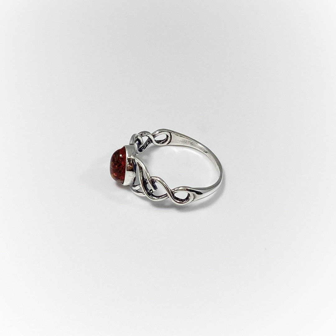 Cognac Amber Ring - Rocks and Gems Canada