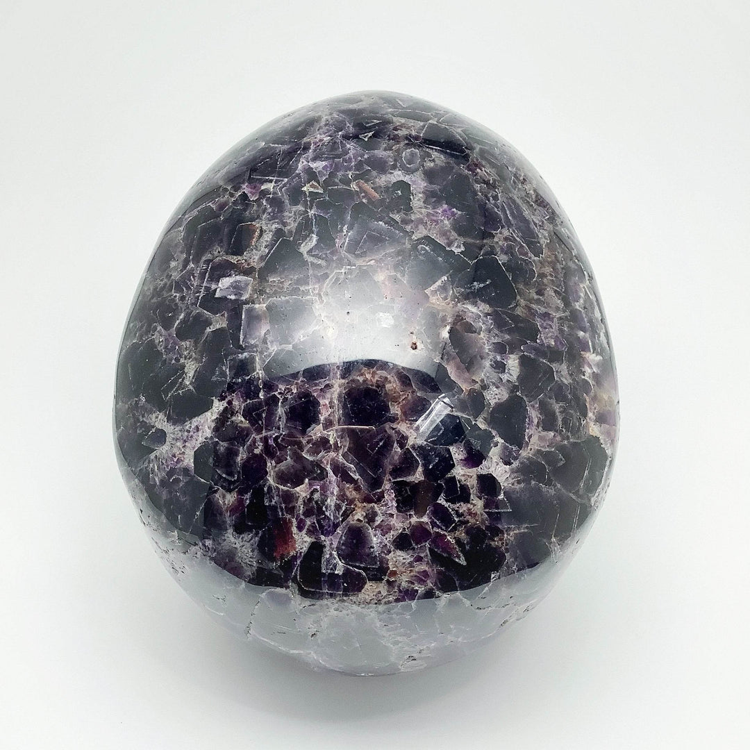 Large Chevron Amethyst Crystal Skull - Rocks and Gems Canada