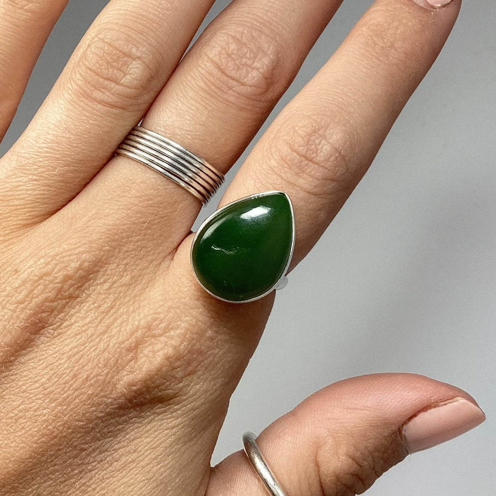 Canadian Jade Ring - Rocks and Gems Canada