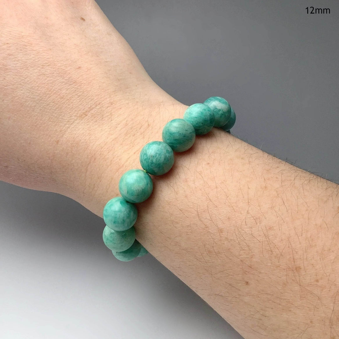 Striped Amazonite Beaded Bracelet - Rocks and Gems Canada