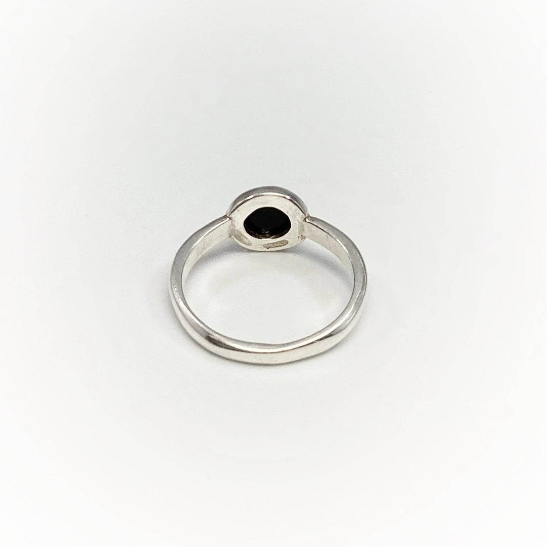 Green Amber Ring - Rocks and Gems Canada