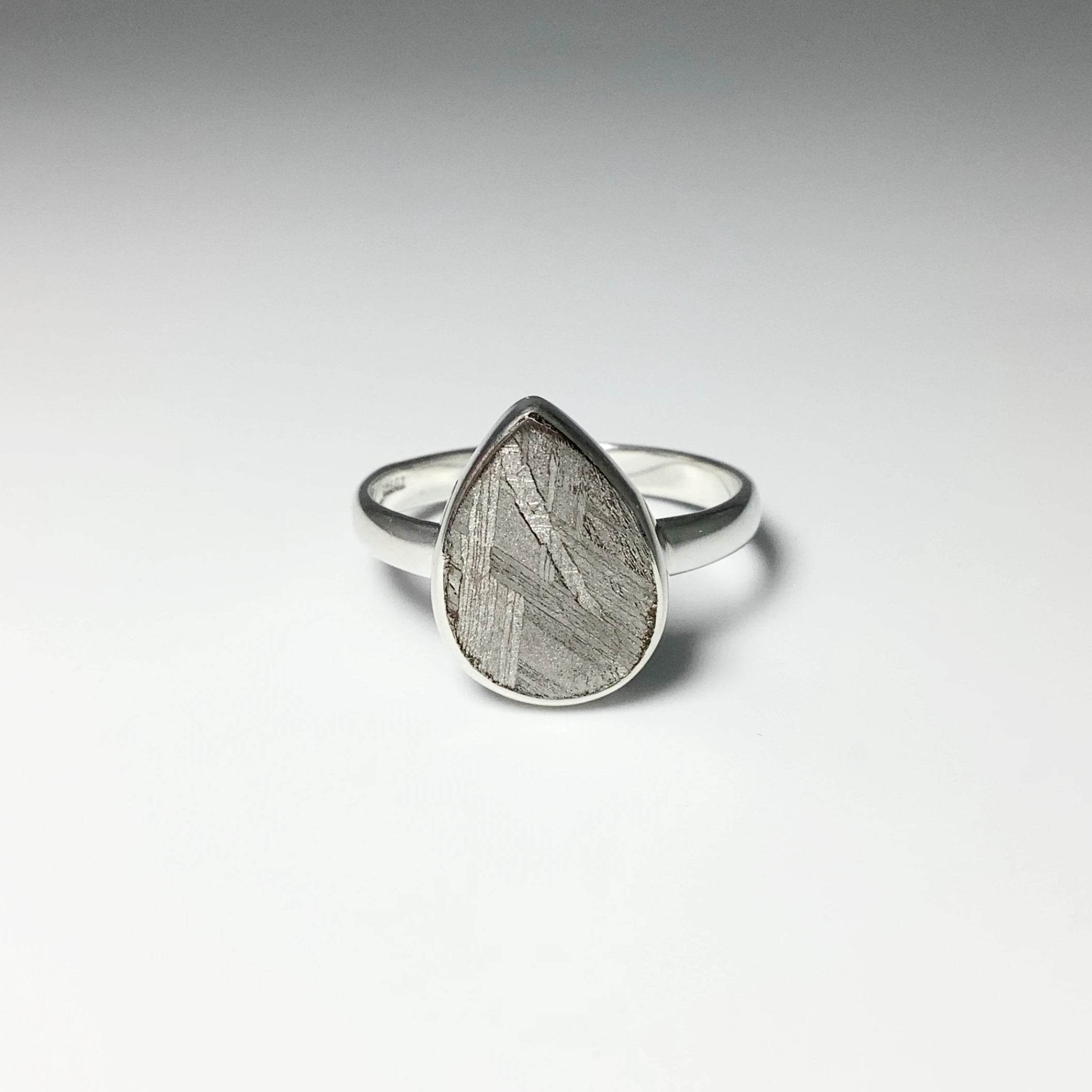 Muonionalusta Meteorite Ring - Rocks and Gems Canada