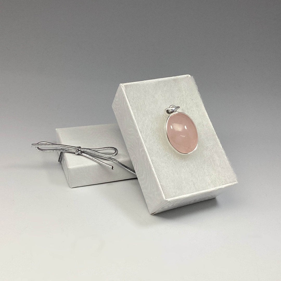 Rose Quartz Pendant - Rocks and Gems Canada