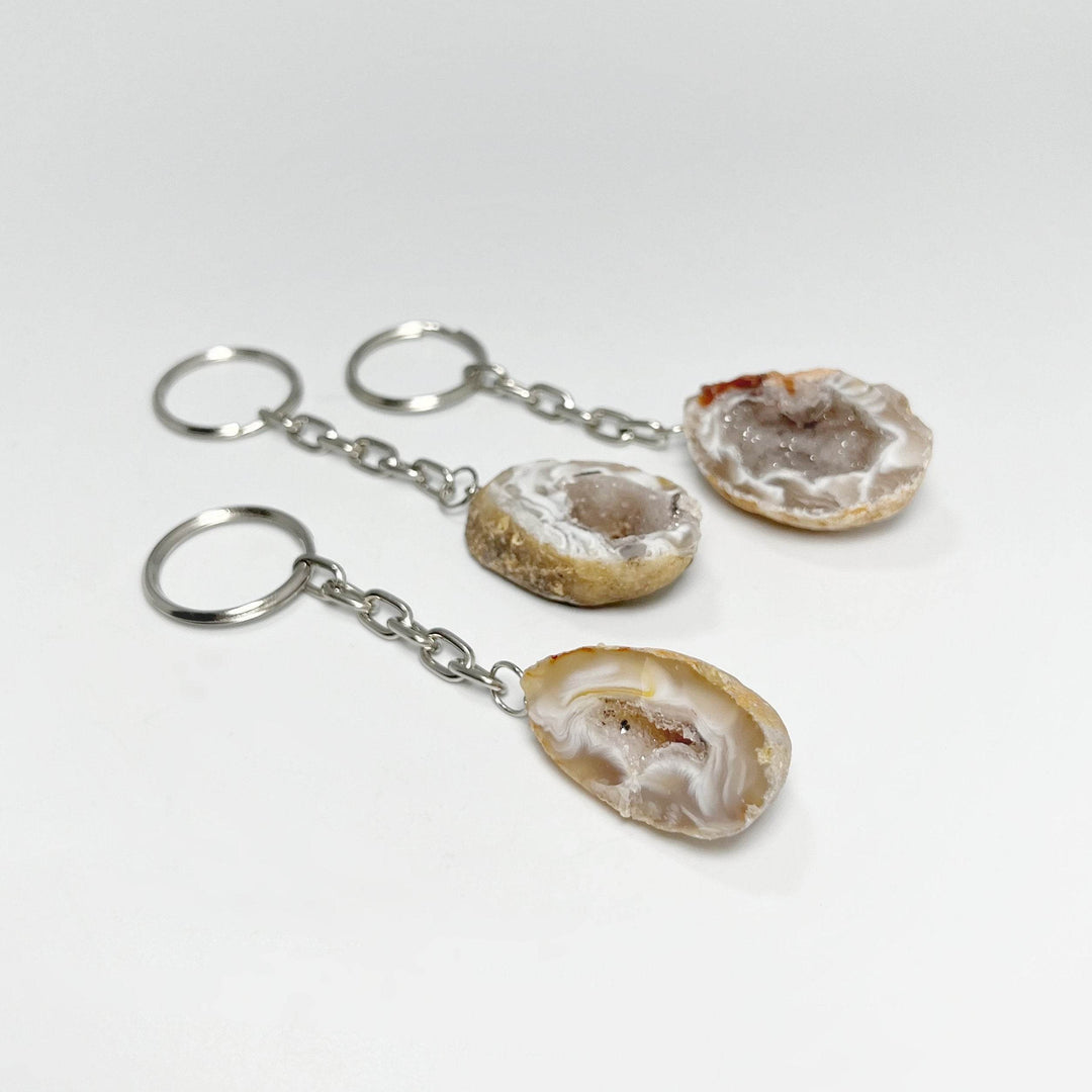 Geode Keychain - Rocks and Gems Canada