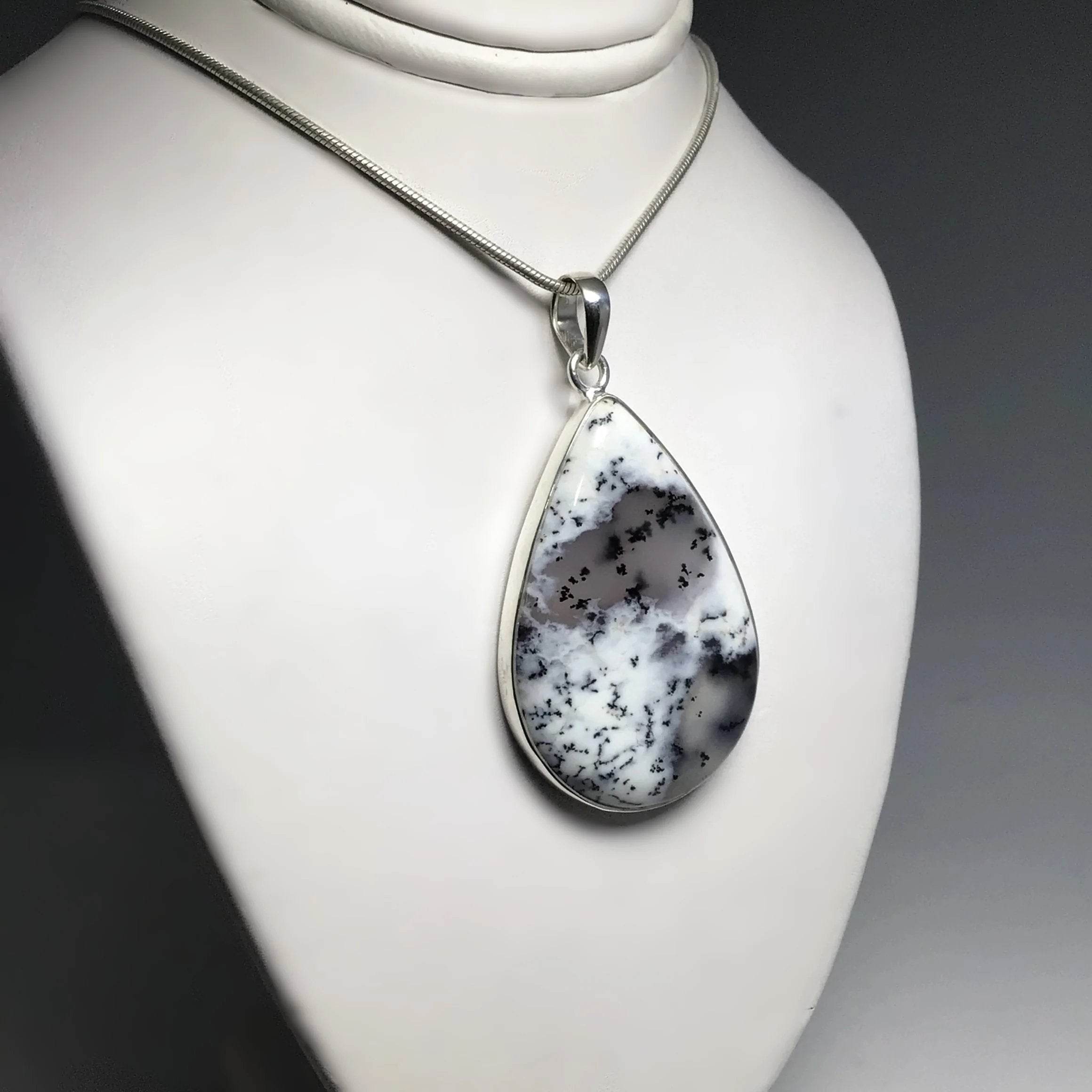 Dendritic Opal Pendant - Rocks and Gems Canada