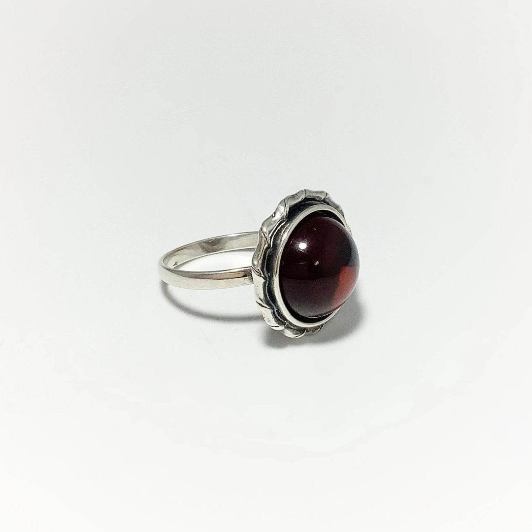Cherry Amber Ring - Rocks and Gems Canada