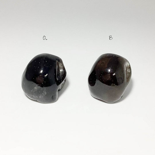 Carved Smoky Quartz  Skull - Rocks and Gems Canada