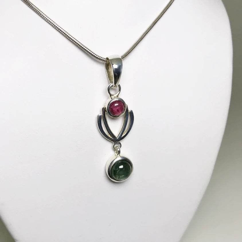 Mixed Tourmaline Pendant - Rocks and Gems Canada