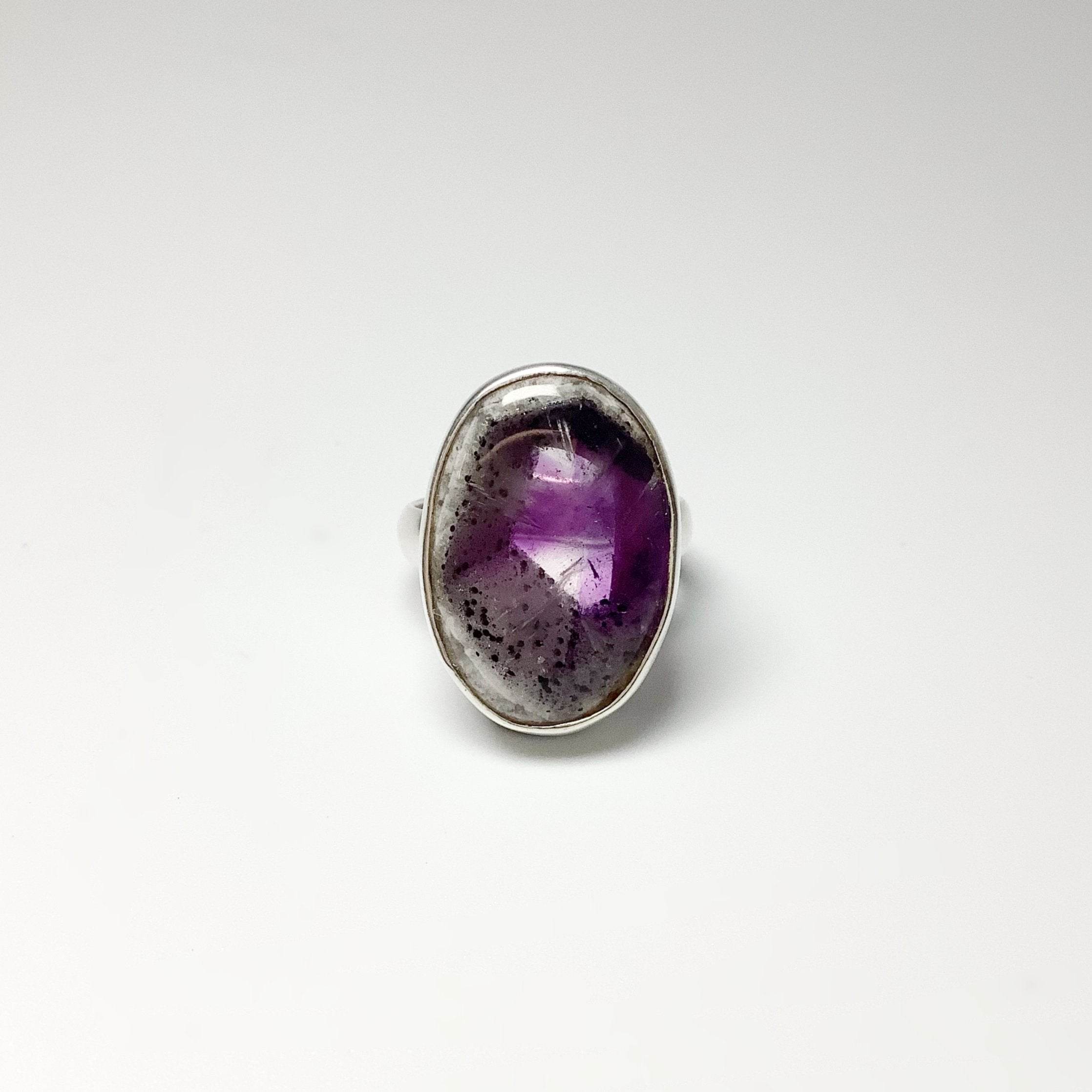 Trapiche Amethyst Ring - Rocks and Gems Canada