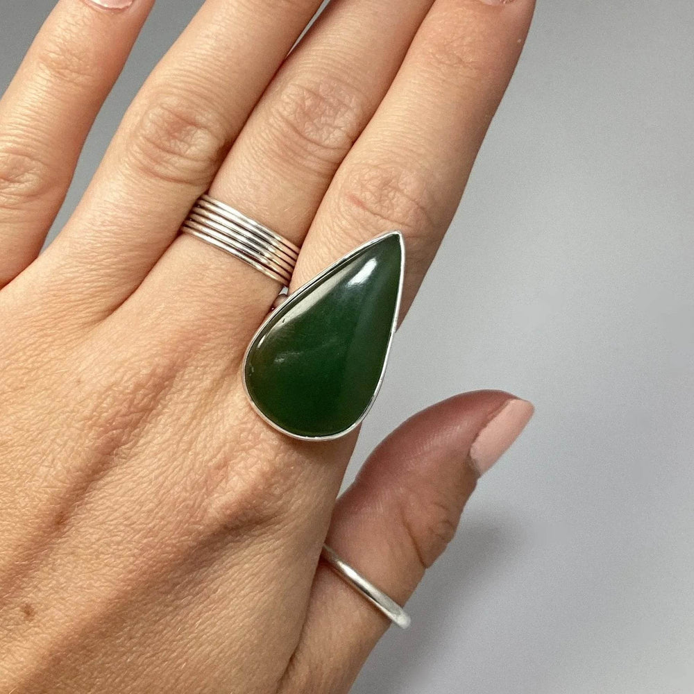 Canadian Jade Ring - Rocks and Gems Canada