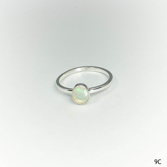 Faceted Ethiopian Fire Opal Ring - Rocks and Gems Canada