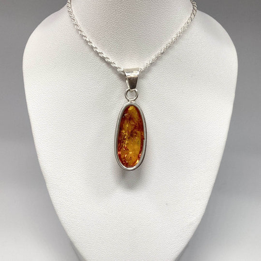 Cognac Amber Pendant - Rocks and Gems Canada