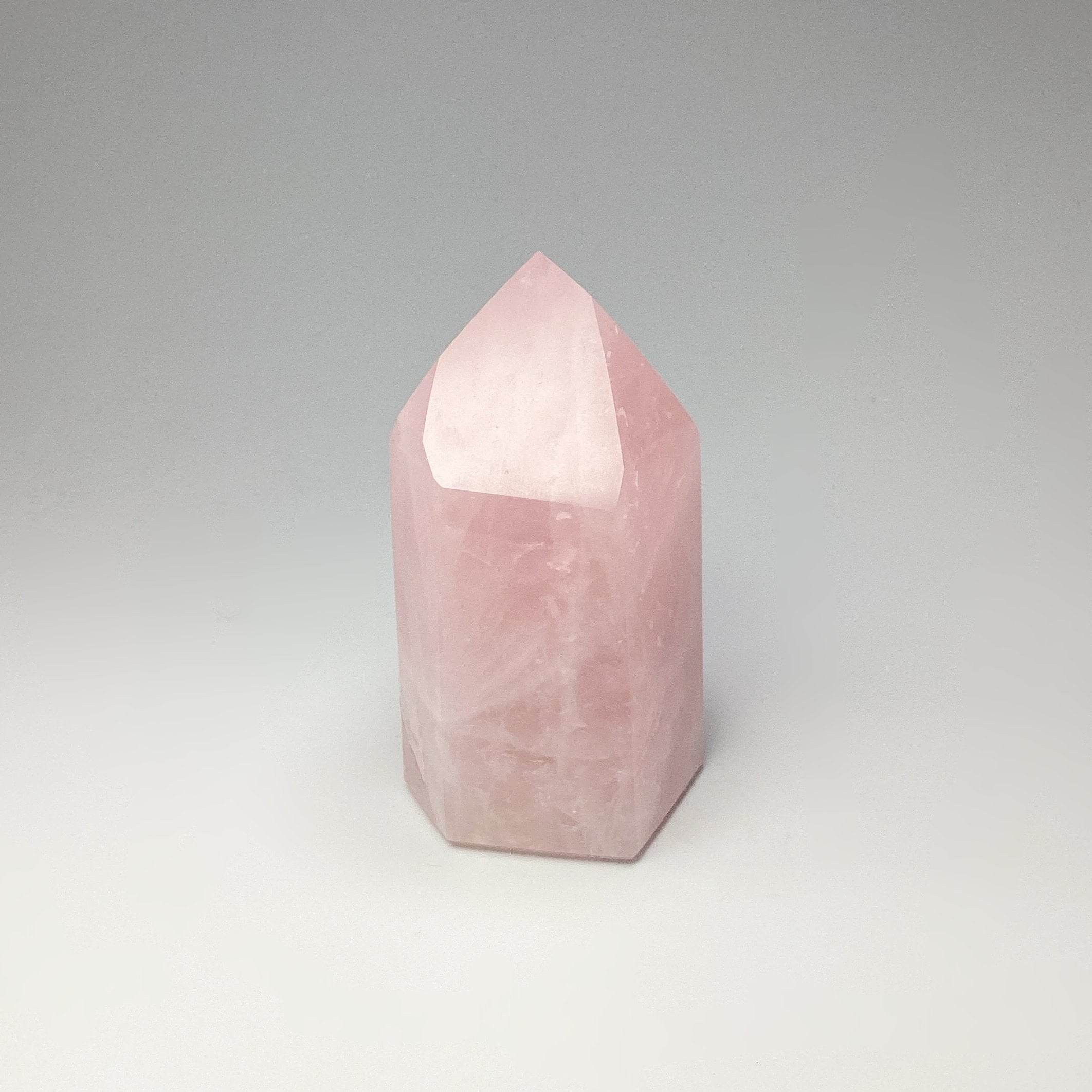 Rose Quartz Point - Rocks and Gems Canada