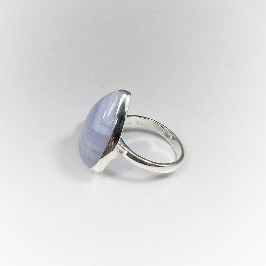 Blue Lace Agate Ring - Rocks and Gems Canada