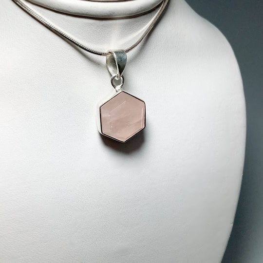Rose Quartz Pendant - Rocks and Gems Canada