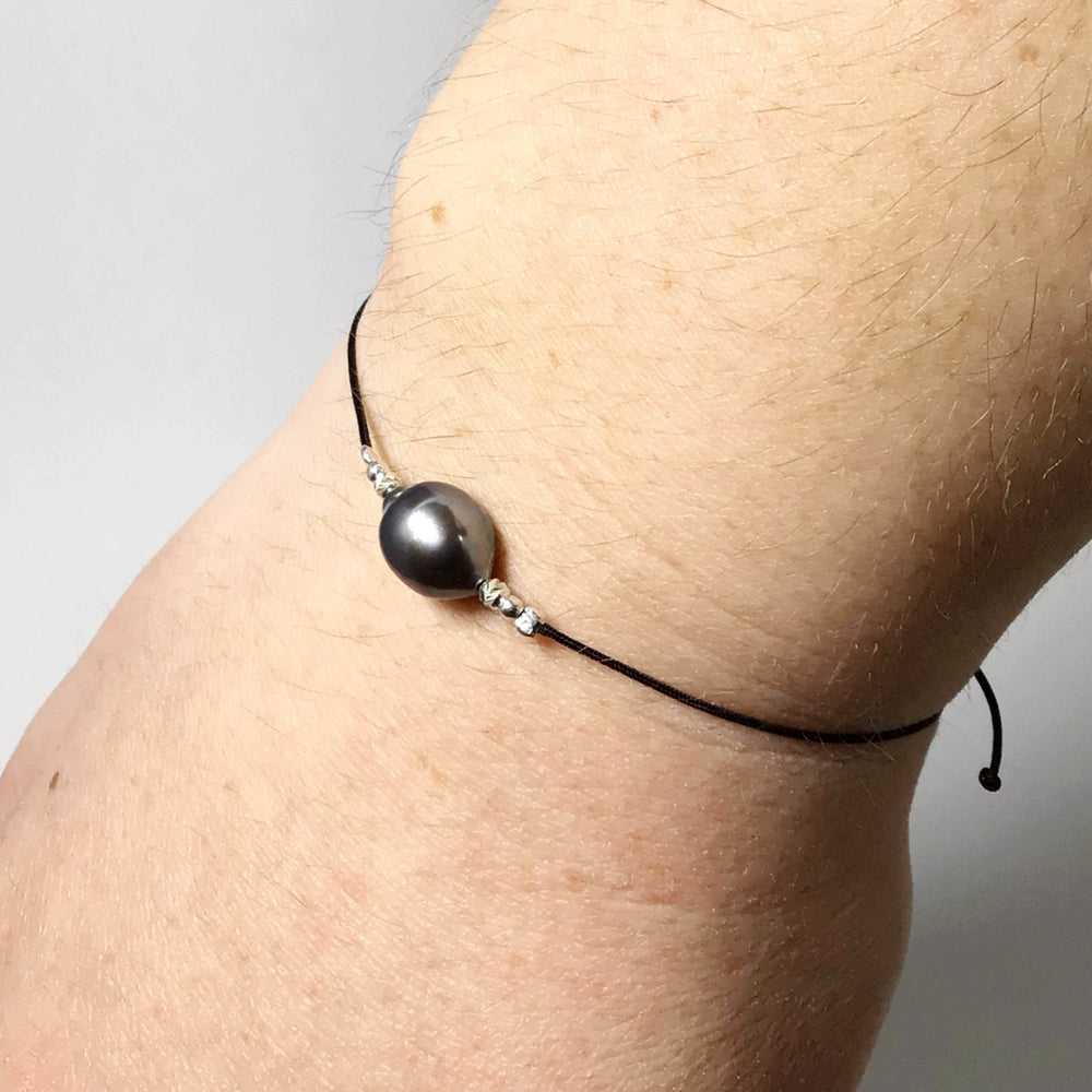 Black Pearl Bracelet - Rocks and Gems Canada