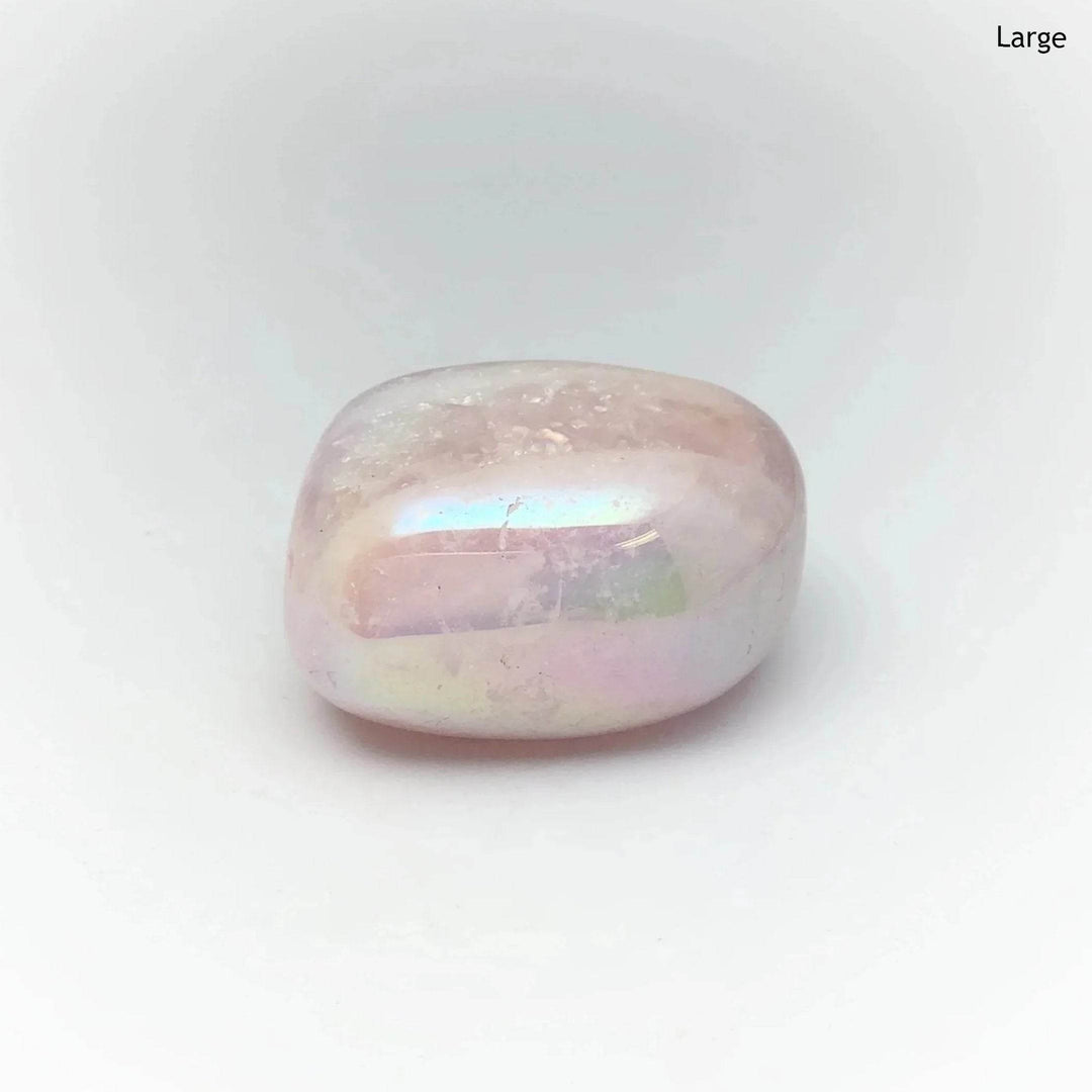 Opalescent Rose Quartz Tumble - Rocks and Gems Canada