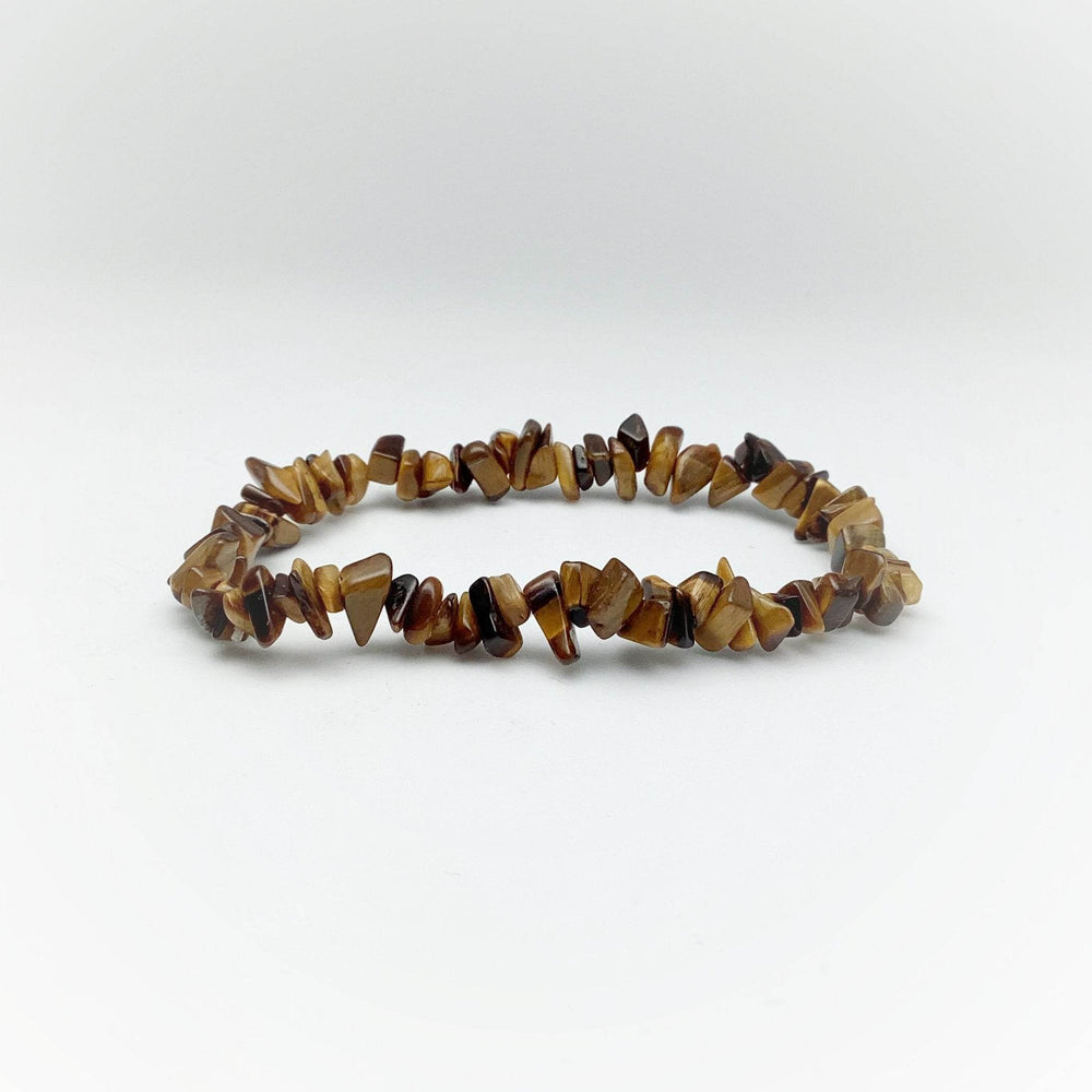 Tiger Eye Chip Beaded Bracelet - Rocks and Gems Canada