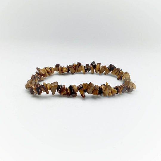 Tiger Eye Chip Beaded Bracelet - Rocks and Gems Canada