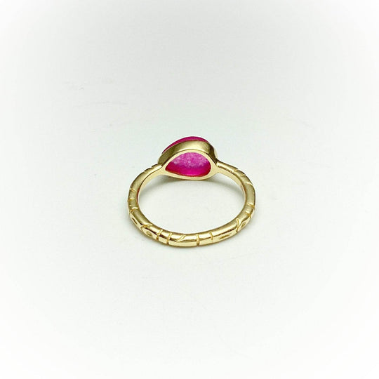 Pink Jade Ring - Rocks and Gems Canada