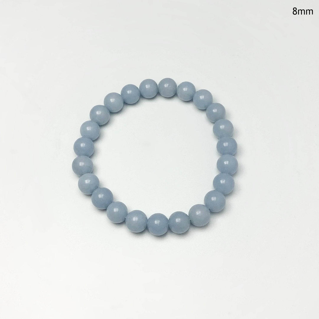 Angelite Beaded Bracelet - Rocks and Gems Canada