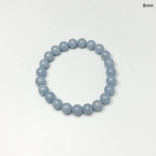 Angelite Beaded Bracelet - Rocks and Gems Canada