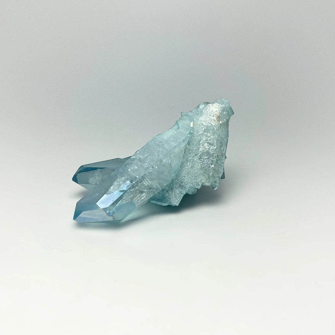 Aqua Aura Quartz Cluster - Rocks and Gems Canada