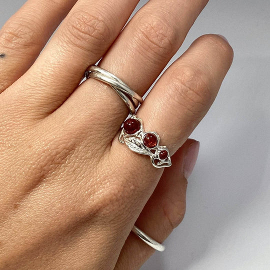 Cognac Amber Ring - Rocks and Gems Canada