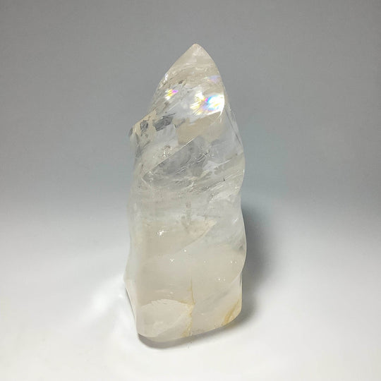 Carved Quartz with Hematoid Inclusions Flame - Rocks and Gems Canada