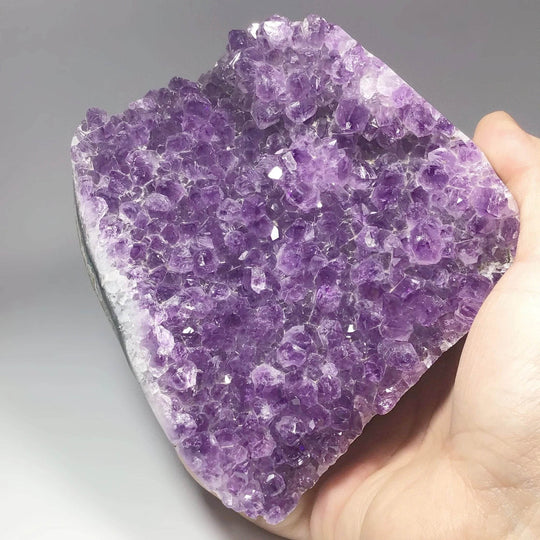 Amethyst Druze Cluster Stand Up - Rocks and Gems Canada