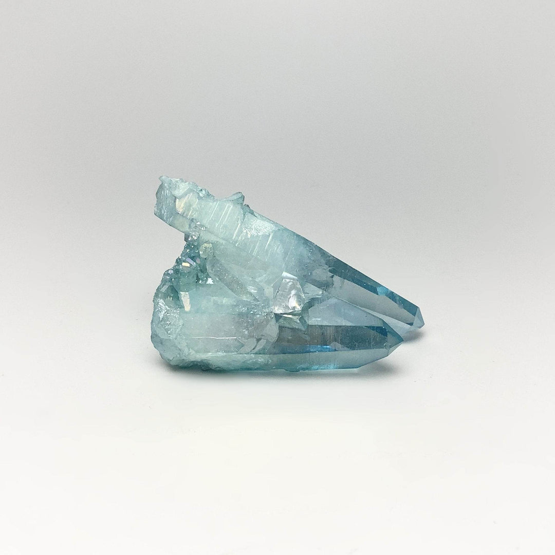 Aqua Aura Quartz Cluster - Rocks and Gems Canada