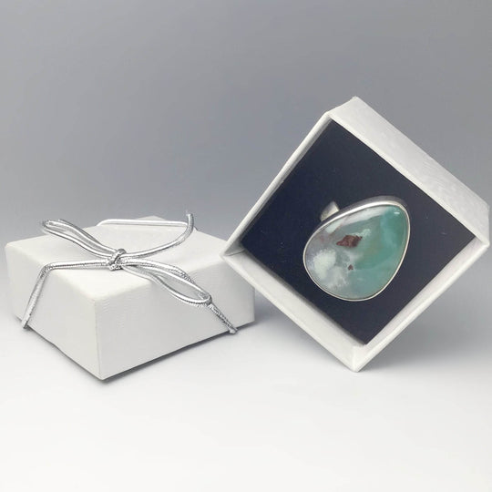 Aquaprase Ring - Rocks and Gems Canada