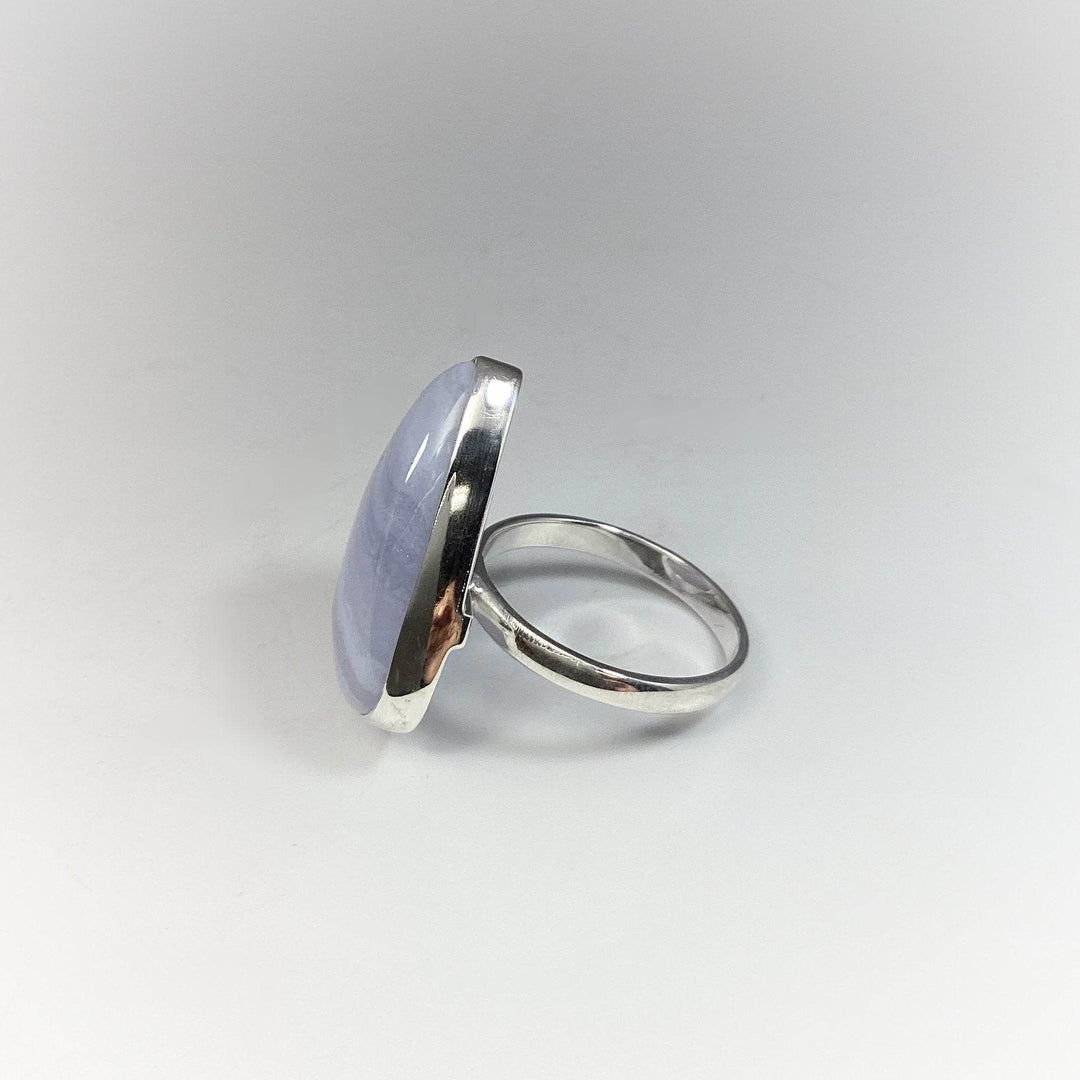 Blue Lace Agate Ring - Rocks and Gems Canada