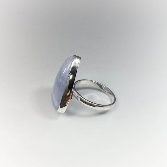 Blue Lace Agate Ring - Rocks and Gems Canada