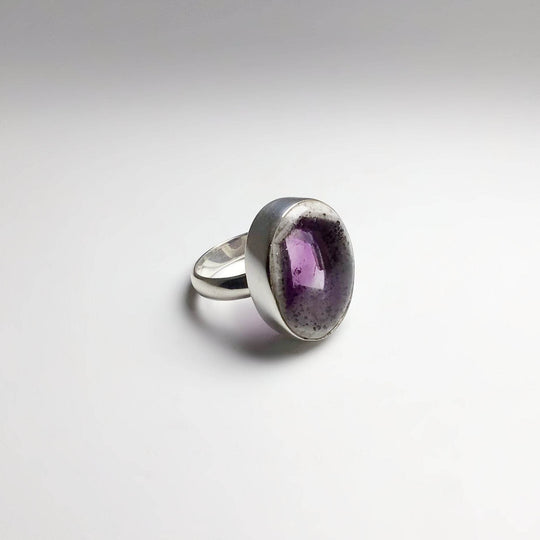 Trapiche Amethyst Ring - Rocks and Gems Canada
