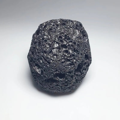 Carved Lava Stone Skull
