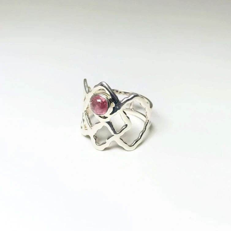 Pink Tourmaline Ring - Rocks and Gems Canada