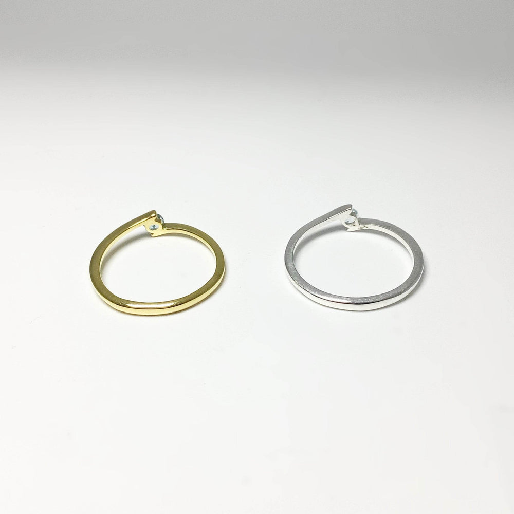 Blue Topaz Ring - Rocks and Gems Canada