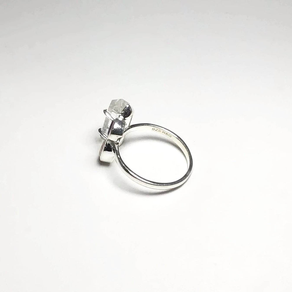 Quartz Point, Amethyst and Rose Quartz Ring - Rocks and Gems Canada