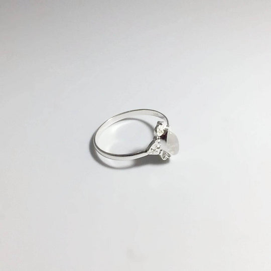 Rainbow Moonstone Ring - Rocks and Gems Canada