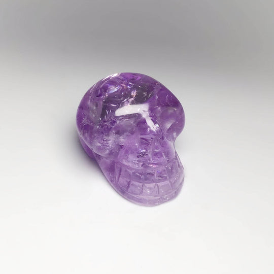 Carved Amethyst Crystal Skull - Rocks and Gems Canada
