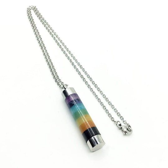 Chakra Essential Oil Diffuser Necklace - Rocks and Gems Canada